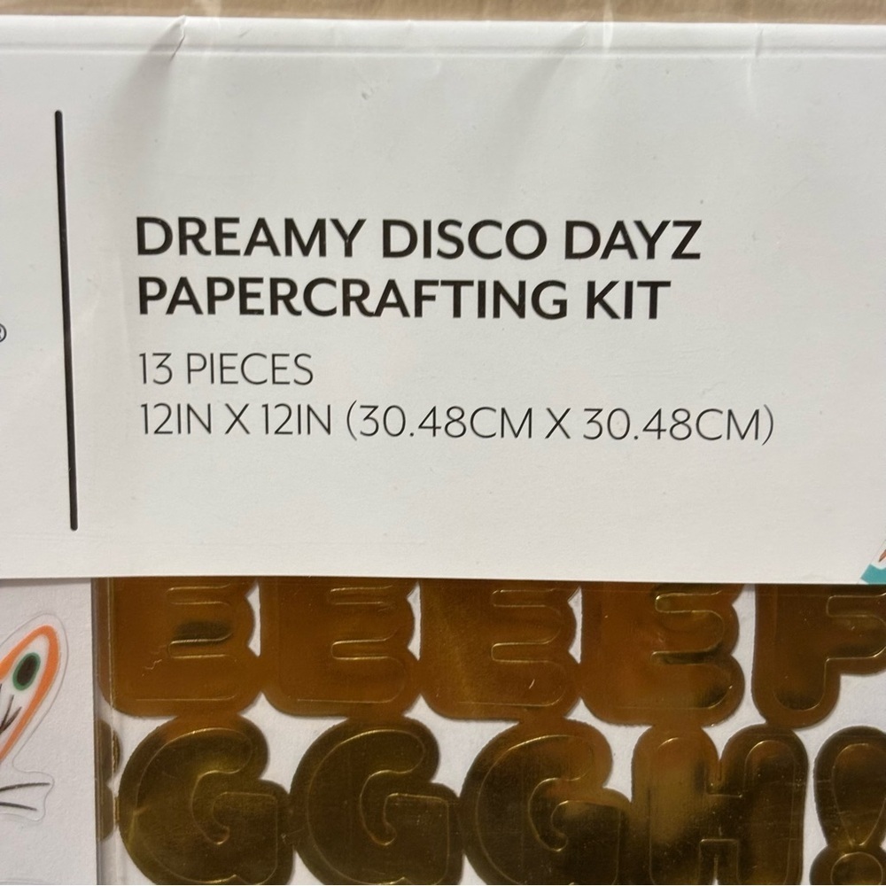 The Paper Studio Dreamy Disco Dayz Paper Crafting Scrapbook 13 Piece Kit - Picture 2 of 6